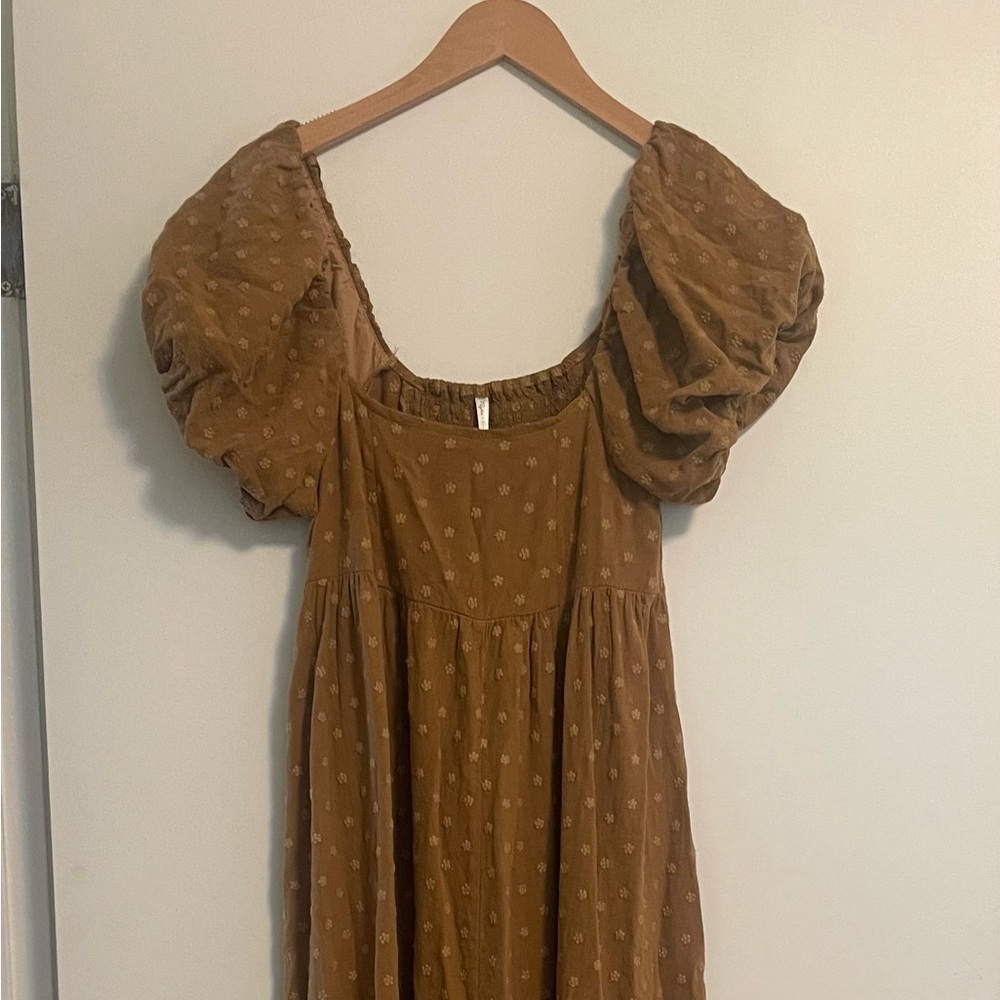 Rylee and Cru Oceane dress in brass